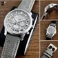 MB_661 Men's Chronograph Grey Genuine Leather Watch Analog Watch - For Men MB_661 Chronograph Genuine Leather Grey