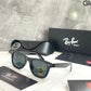 Branded Rb 2140 Black Shaded Sunglasses  (With Original Kit)