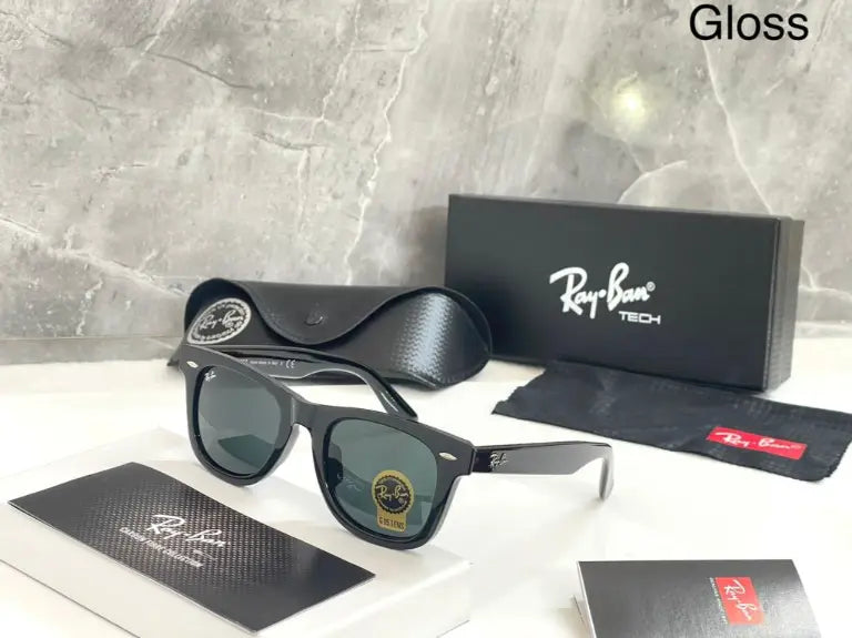 Branded Rb 2140 Black Shaded Sunglasses  (With Original Kit)