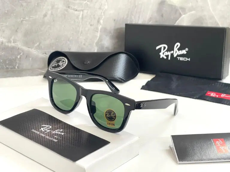 Branded Rb 2140 Black Shaded Sunglasses  (With Original Kit)