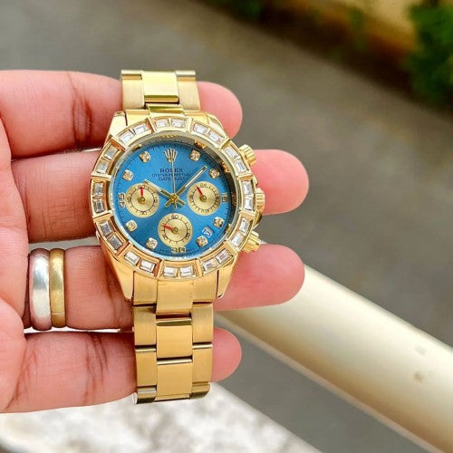 Rlx Oyster Perpetual Daytona Gold Blue Men Watch