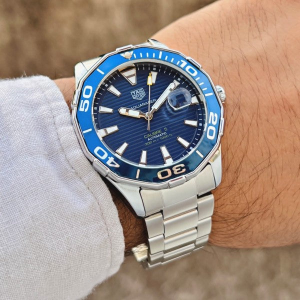 T@G Heur Calibr 5 Aquaracer Mens Watch