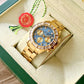 Rlx Oyster Perpetual Daytona Gold Blue Men Watch