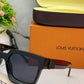 Branded LV Millionaire Sunglasses Full black (With Original Kit)