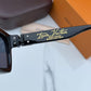 Branded LV Millionaire Sunglasses Full black (With Original Kit)