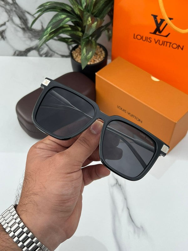 Branded LV Sunglasses 2313 Metal black Silver (With Original Kit)