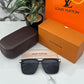 Branded LV Sunglasses 2313 Metal black Silver (With Original Kit)