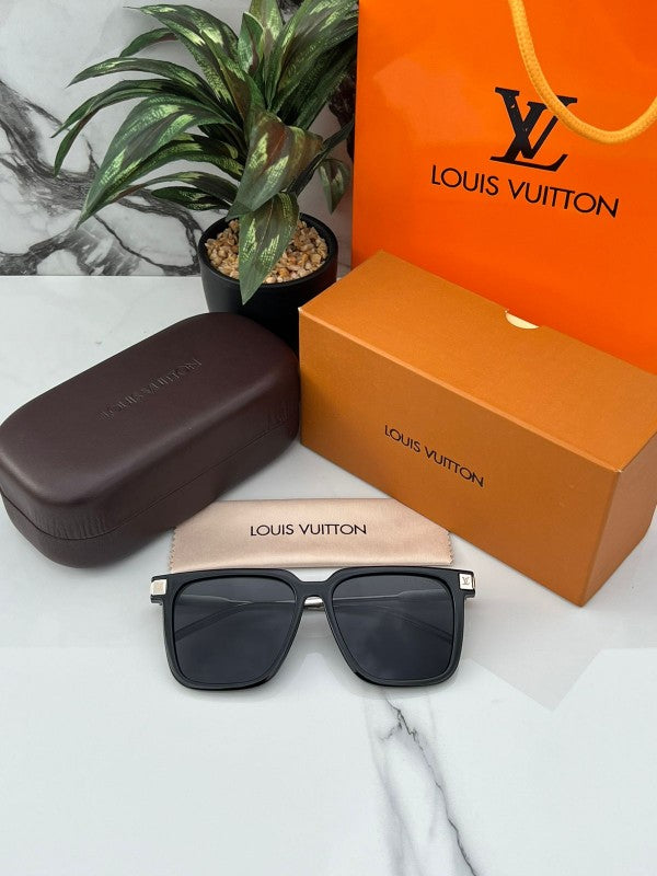 Branded LV Sunglasses 2313 Metal black Silver (With Original Kit)