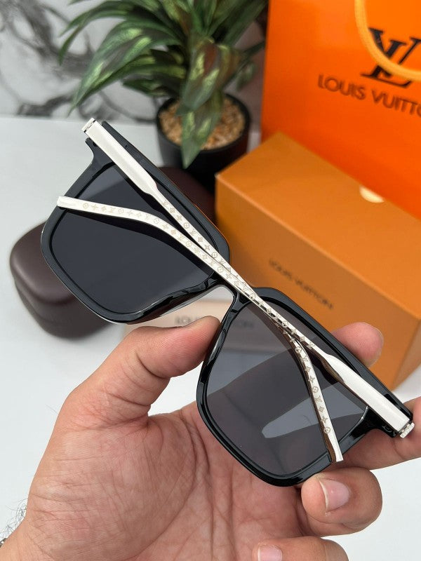 Branded LV Sunglasses 2313 Metal black Silver (With Original Kit)