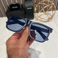 Branded Pda Matt Blue Sunglasses EW (With Original Kit)