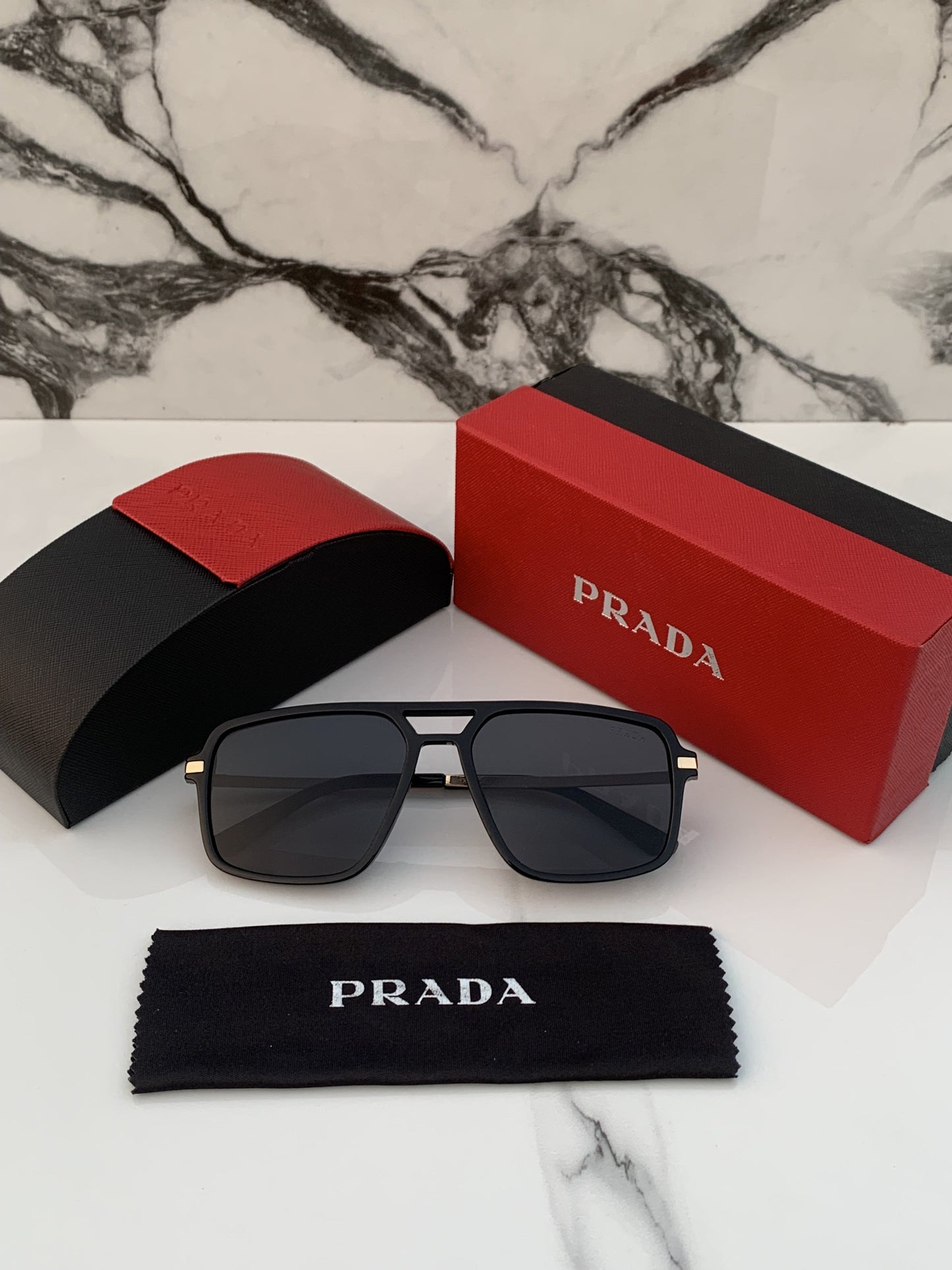 Branded  PDA 70 Black Sunglasses (With Original Kit)