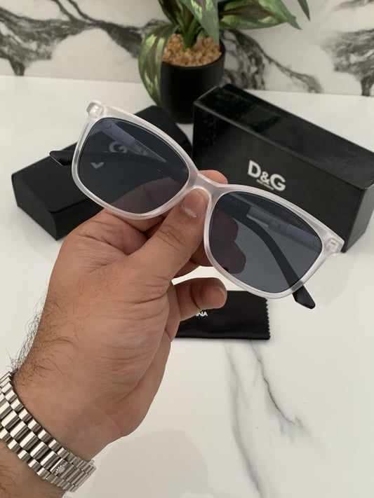 Branded D&G White Black Sunglasses (With Original Kit)