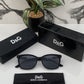 Branded D&G Full Black Sunglasses (With Original Kit)