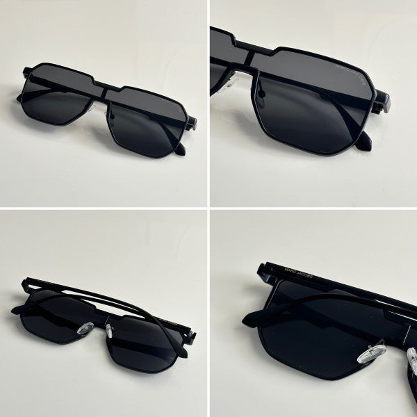 Branded  MJ 314 Full Black Sunglasses (With Original Kit)