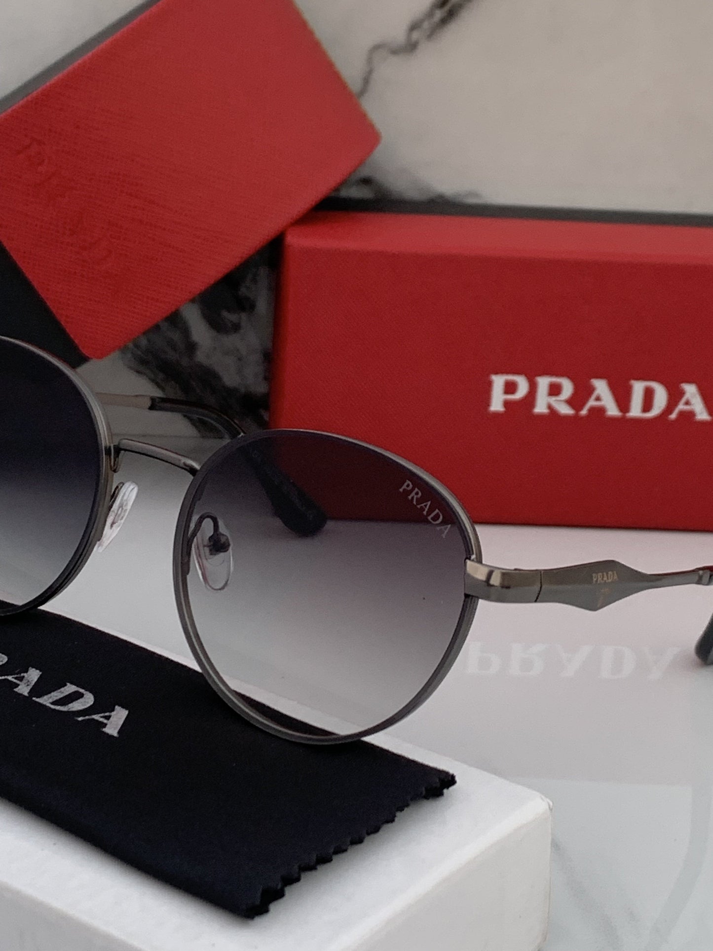 Branded PDA Sunglasses  364_black_shaded (With Box)