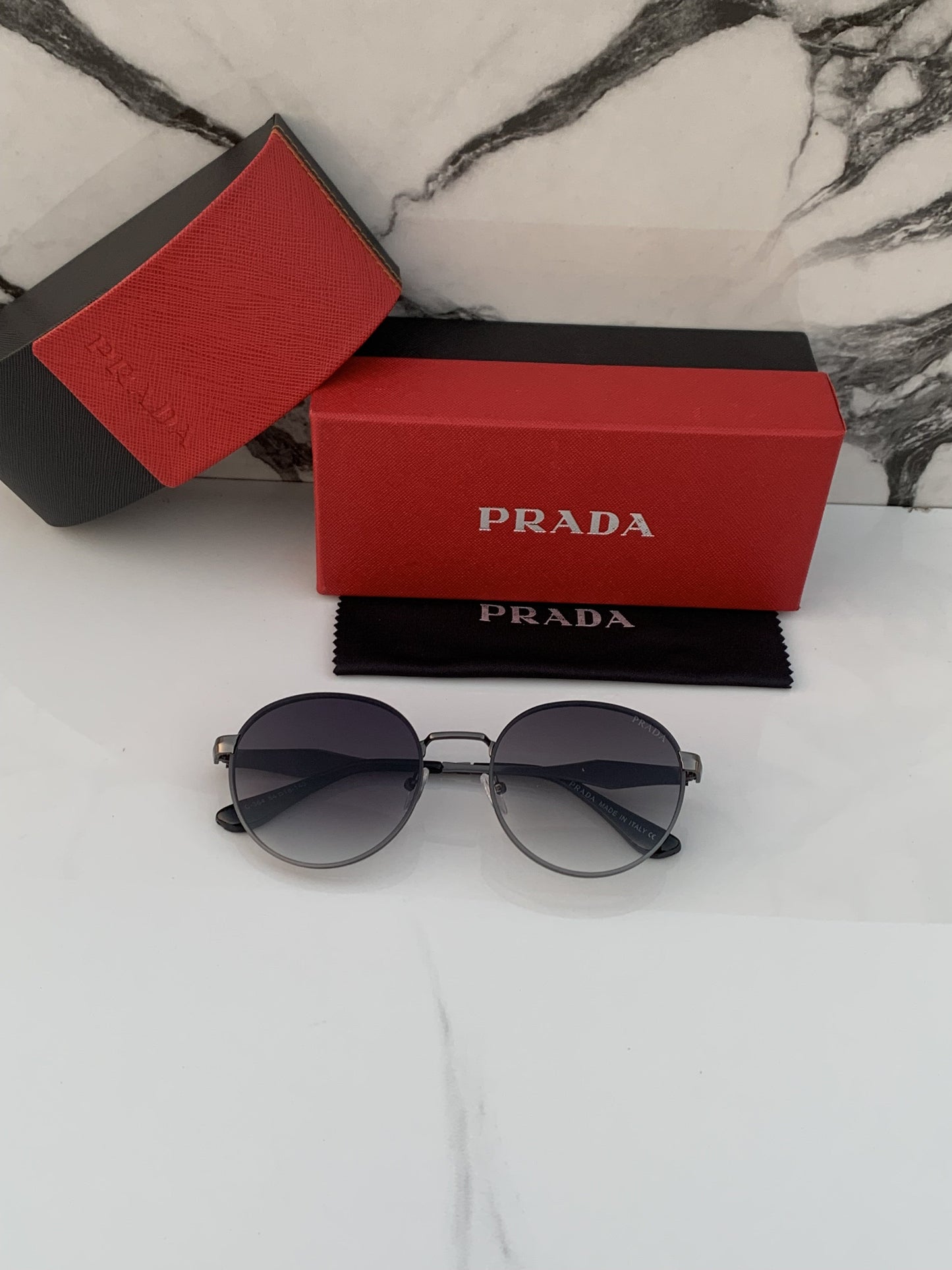 Branded PDA Sunglasses  364_black_shaded (With Box)