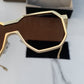 Branded Sunglasses design 98145 gold brown