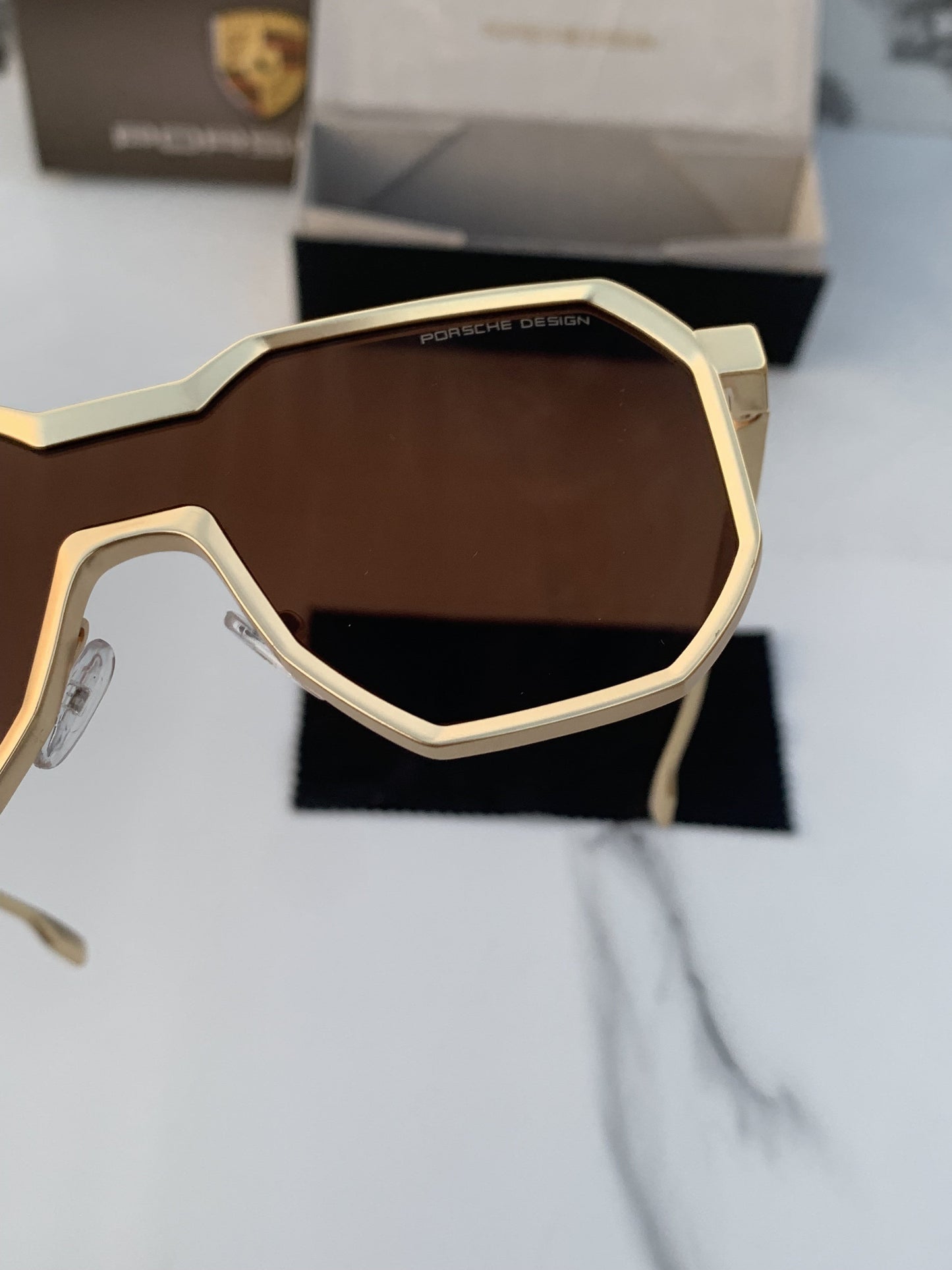 Branded Sunglasses design 98145 gold brown