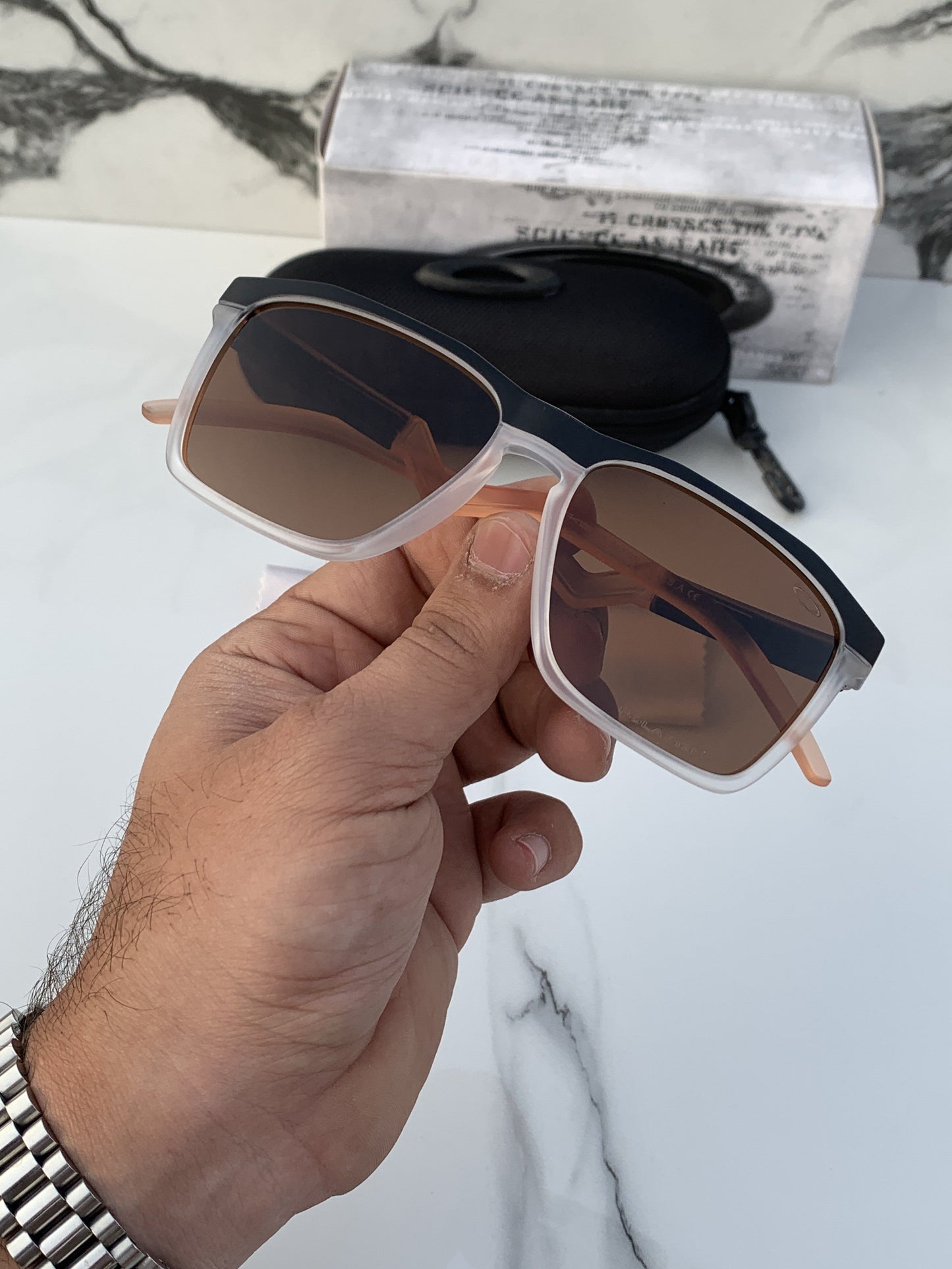 Branded  OKLY Sunglasses 83116 Brown (With Original Kit)