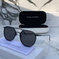 Branded Mj Metal Frame Full Black Sunglasses (With Original Kit)