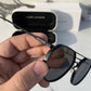 Branded Mj Metal Frame Full Black Sunglasses (With Original Kit)