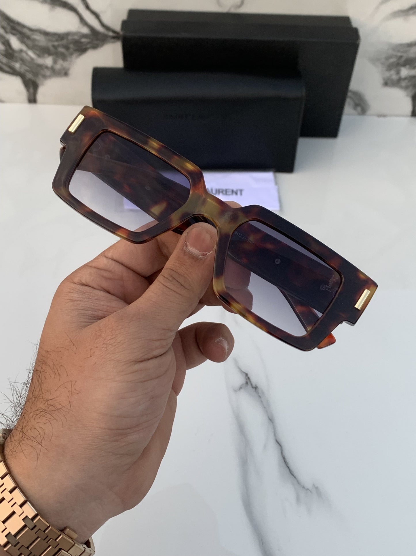 Branded  YSNT Tiger Brown Sunglasses (With Original Kit)