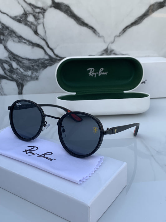 Branded  Rb Full Black Sunglasses(With Box)