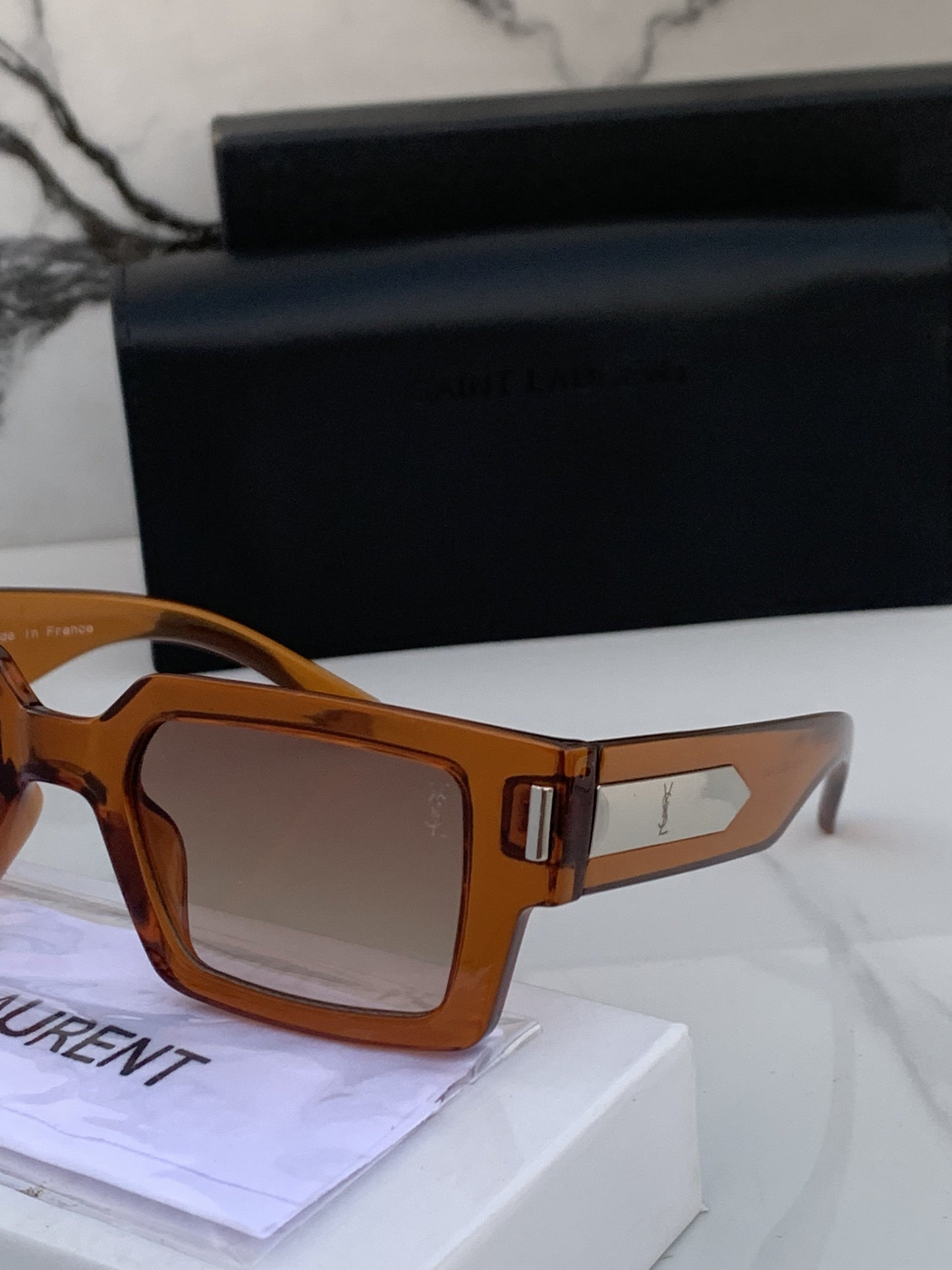 Branded  YSNT Brown Sunglasses (With Original Kit)