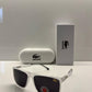 Branded  LCOSTE Sunglasses White Transparent  (With Original Kit)