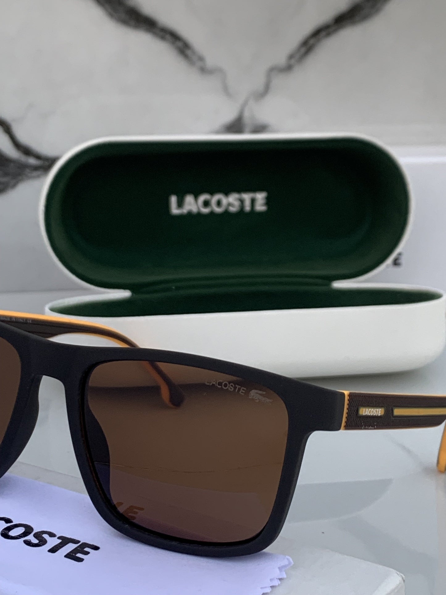 Branded  LCOSTE Sunglasses Brown (With Original Kit)