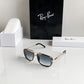 Branded Rb Blue Gold Sunglasses Bt (With Original Kit)