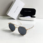 Branded Mj Gold Black Sunglasses Bt (With Original Kit)