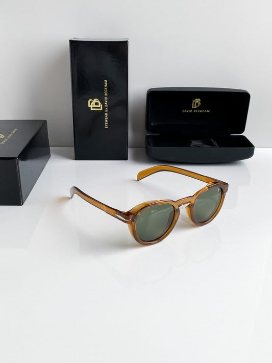 Branded  Db 01 Brown GreenSunglasses Bt (With Original Kit)