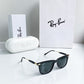 Branded Rb Black Gold Sunglasses Bt (With Original Kit)