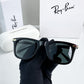 Branded  RB Gold Black Sunglasses (With Original Kit)