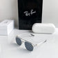 Branded  RB Silver Bt Sunglasses (With Original Kit)