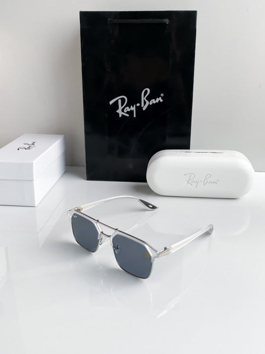 Branded  RB Silver Bt Sunglasses (With Original Kit)