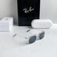 Branded  RB Silver Bt Sunglasses (With Original Kit)