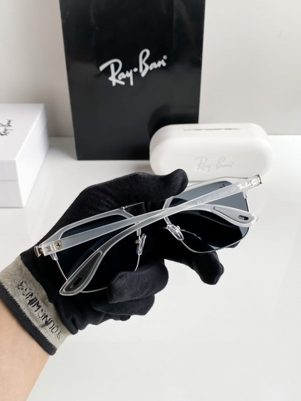 Branded  RB Silver Bt Sunglasses (With Original Kit)