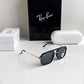 Branded Rb Black Gold Sunglasses Bt (With Original Kit)