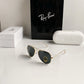 Branded Rb Black Gold Sunglasses Bt (With Original Kit)