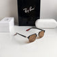 Branded Rb Black Gold Sunglasses Bt (With Original Kit)