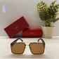 Branded Ctier Gold Brown Sunglasses EW (With Original Kit)