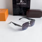 Branded Lv Blue Silver Sunglasses Bt (With Original Kit)