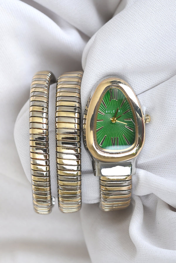 BVLGARI-TWOTONEGOLD-WITHOUT STONE