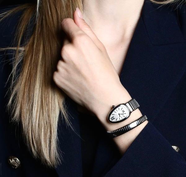 Bvlgar_i Serpen_ti Black White Dial