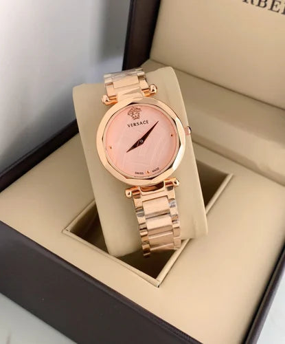 Vrsace Rosegold Pink Ladies Watch